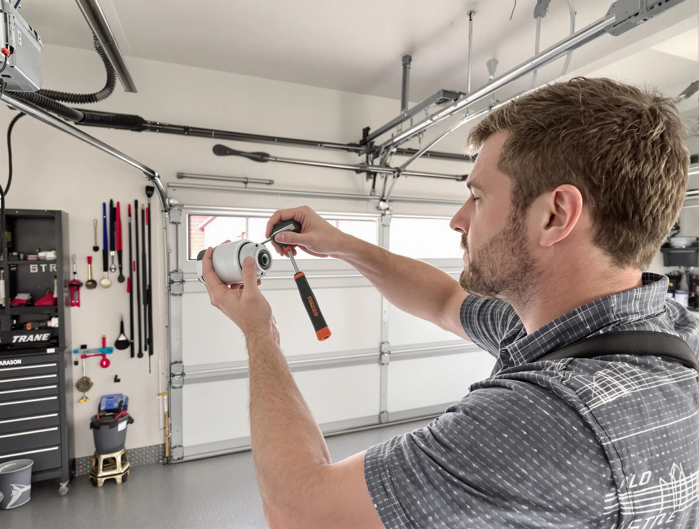 Garage door opener repair service by Castle Pines Village Garage Door Repair in Castle Pines Village