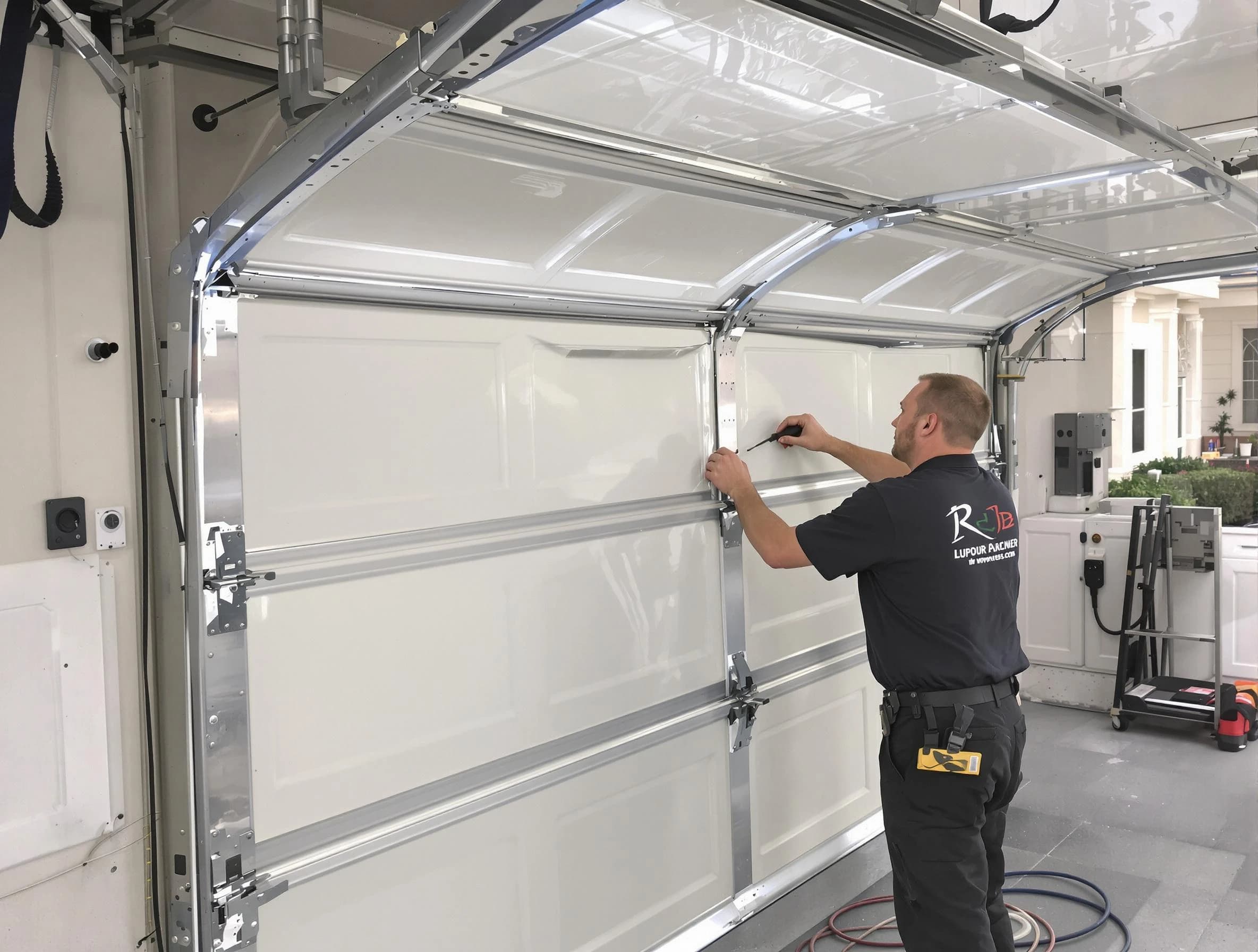 Castle Pines Village Garage Door Repair professional performing panel repair in Castle Pines Village