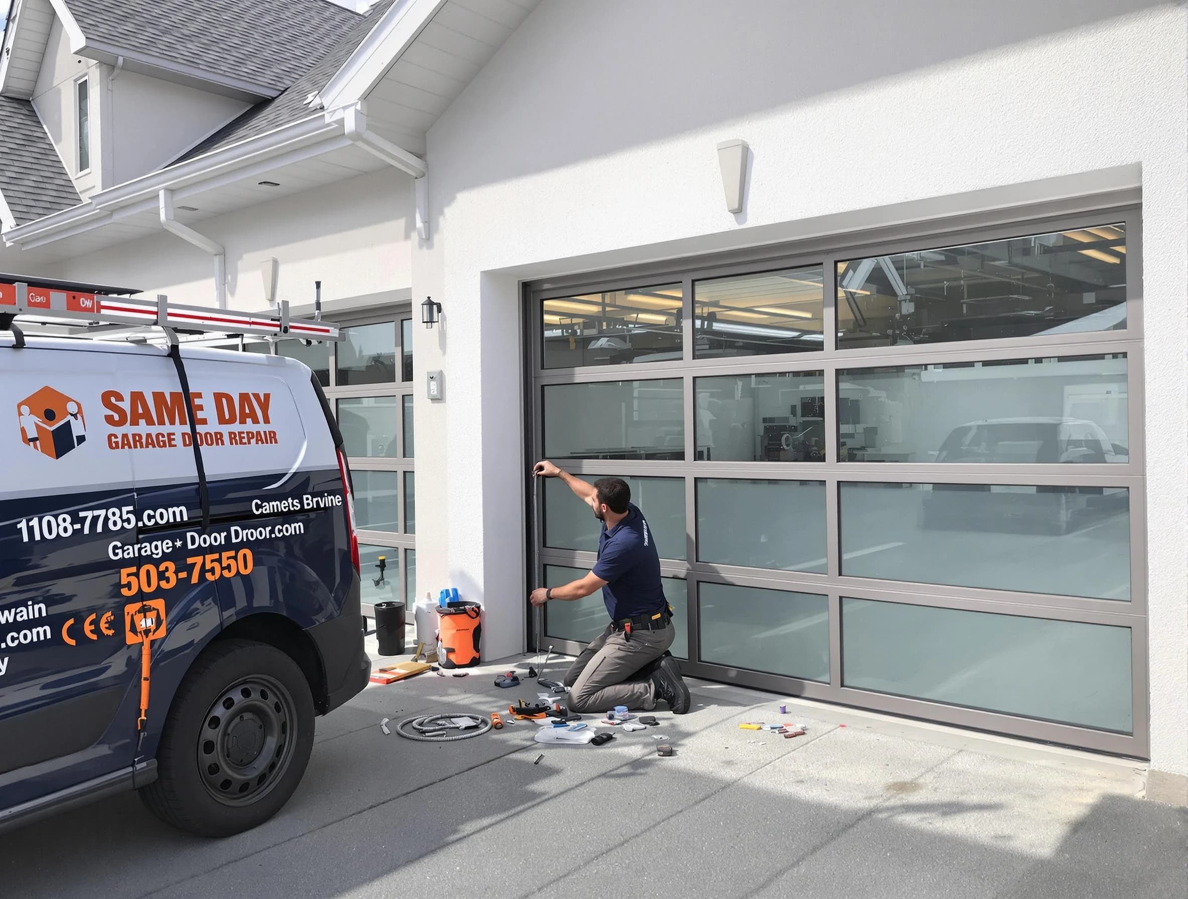 Same-day garage door repair service by Castle Pines Village Garage Door Repair in Castle Pines Village