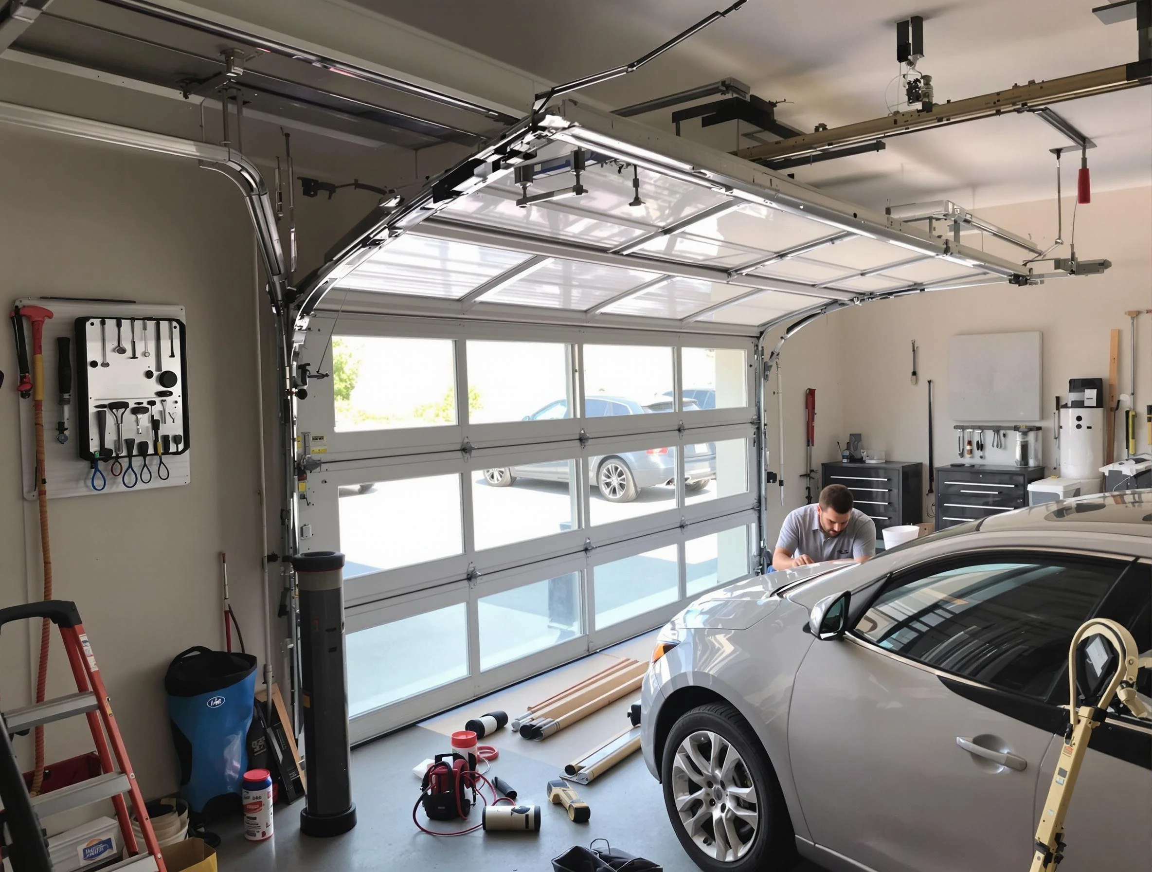 Garage door noise reduction service by Castle Pines Village Garage Door Repair in Castle Pines Village