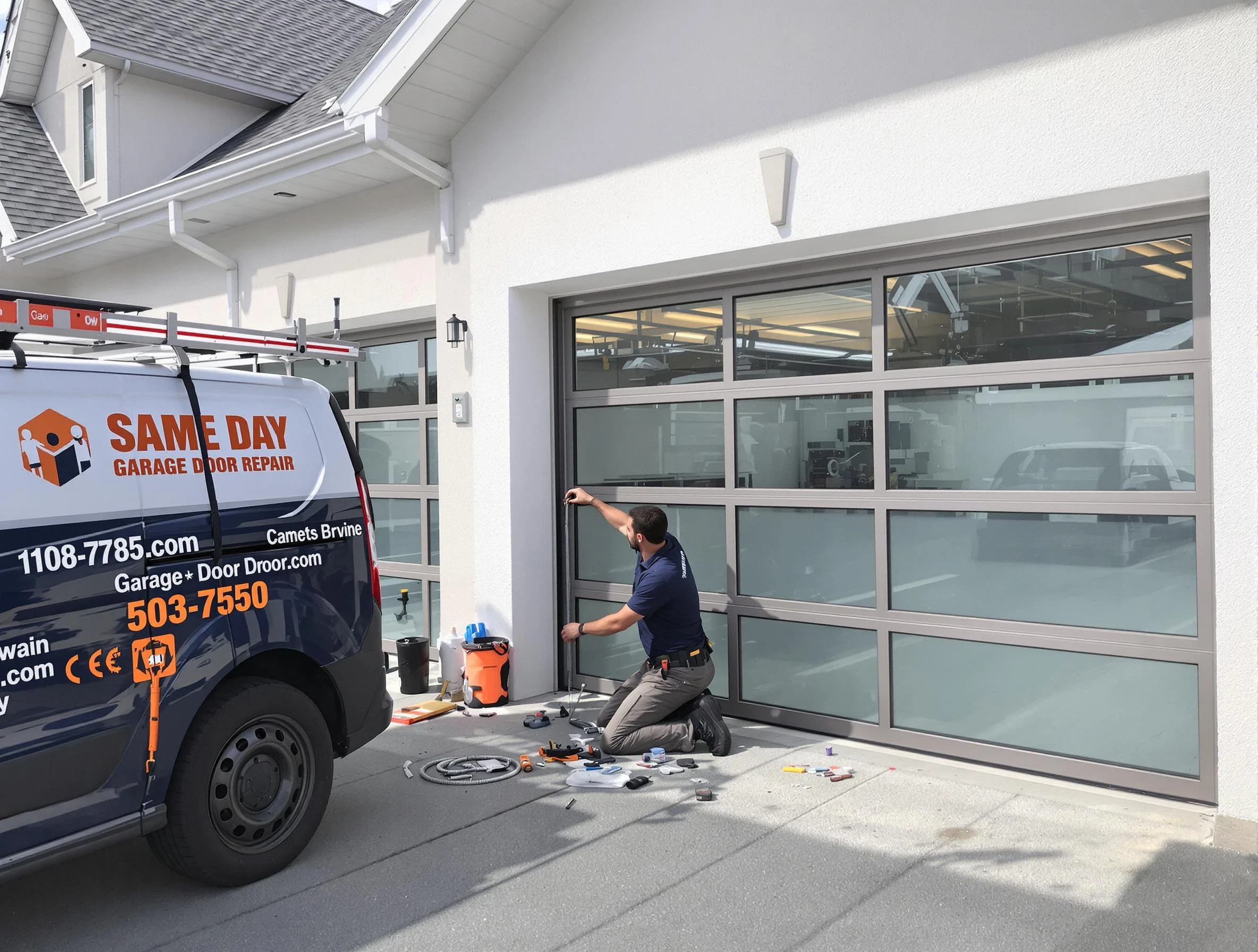 Same-day garage door repair service by Castle Pines Village Garage Door Repair in Castle Pines Village
